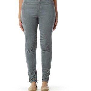 Calvin Klein Jeans Gray Suede Skinny Jeggings w/ ankle zipper - 6